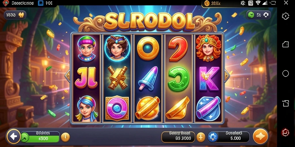Tampilan gameplay yang menarik dari 33L dengan berbagai tema slot.