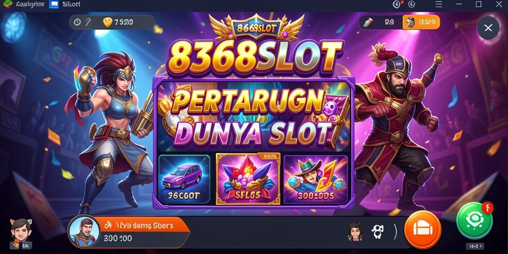 Tampilan seru pertarungan karakter dalam 8368SLOT.