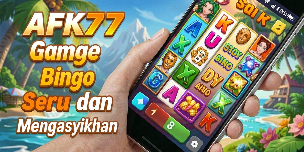 Tampilan gameplay seru dalam AFK77, siap untuk bingo!