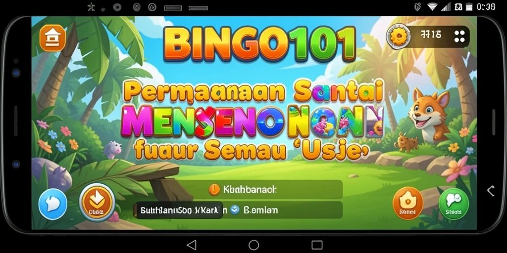 Screenshot BINGO101 dengan tampilan gameplay yang seru dan interaktif.