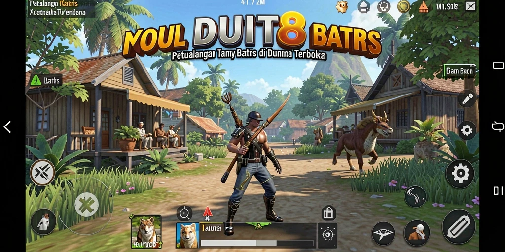 Tampilan gameplay Open World memukau di DUIT8.