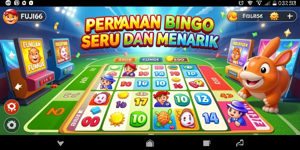 Tampilan gameplay Bingo yang menawan di FUJI66.