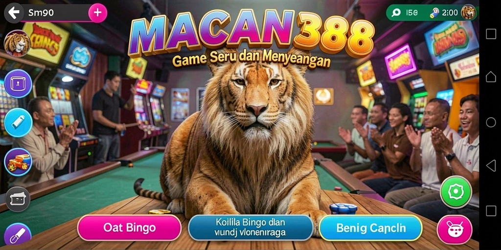 Tampilan gameplay Bingo yang seru dan interaktif di MACAN388.