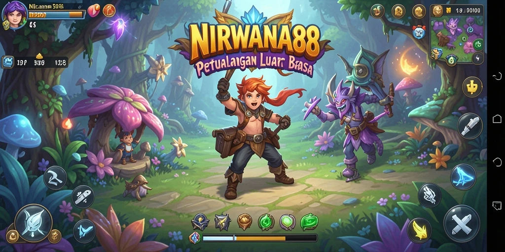 Tampilan menakjubkan dari gameplay NIRWANA88 yang penuh aksi.