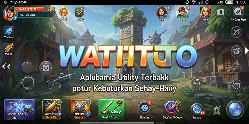 Tampilan utama WATITOTO dengan fitur-fitur utama yang siap digunakan.
